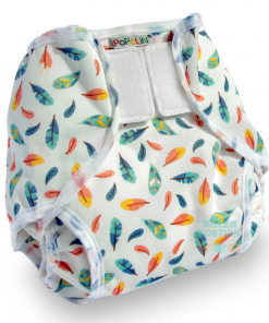 Overtræksbuks med vaskefane Popolini Popowrap Feathers Billenboetiek